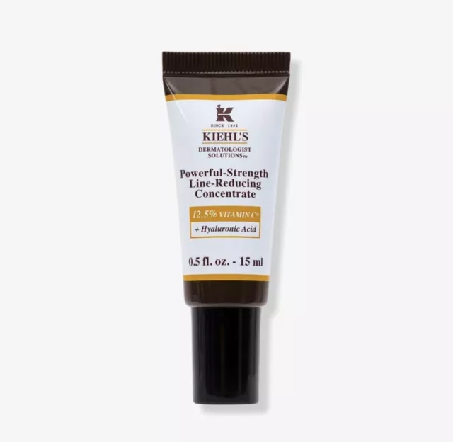 Kiehl's Powerful-Strength Line-Reducing Concentrate Serum 0.5oz /15 ml New