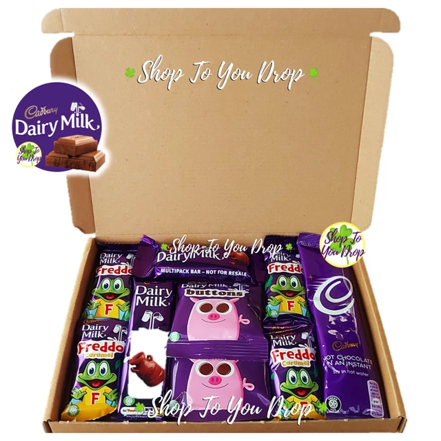 CADBURY DAIRY MILK Chocolate 10 Item Personalised Gift Box Hamper