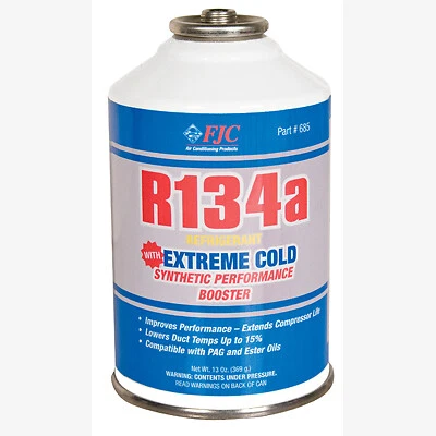 FJC 685 R134a and Extreme Cold Synthetic Performance Booster. 13 oz