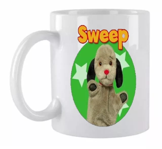 Personalised Memory Lane Sooty Show "Sweep"  Ceramic Coffee /Tea Mug Gift Boxed