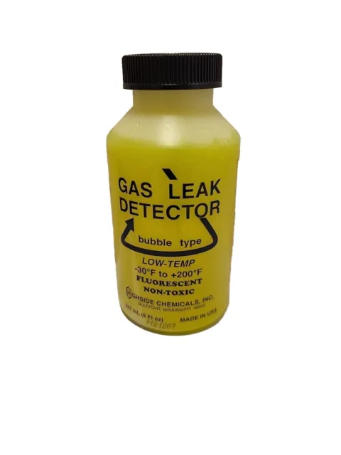 Gas Leak Detector Freon Gas Chemicals Fluorescent Bubble Type 22008 8 Ounce