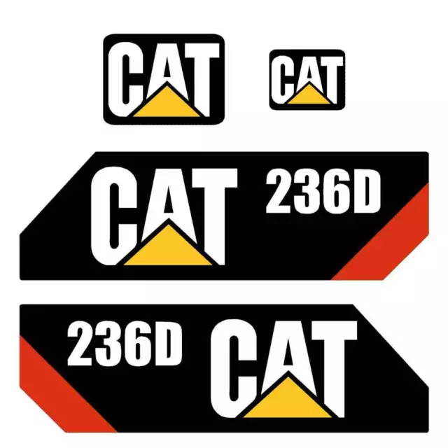 232D 236D 242D 246D 259D 262D 272D 277D Skid Steer loader Repro decal Kit