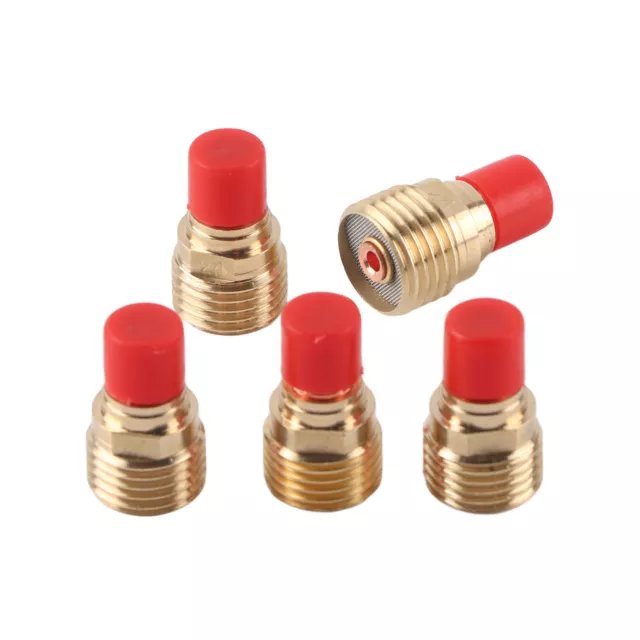 5pcs/set 45V44 Gas Lens Collet Body 2.4mm 3/32" For TIG Welding Torch WP-9/20/25