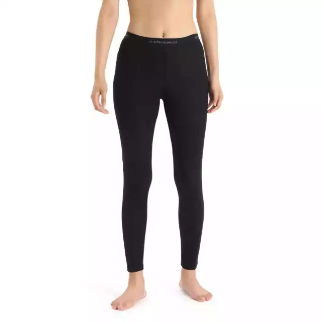 ICEBREAKER WOMENS MERINO 175 Everyday Thermal Leggings XS Black Mid Rise  NWT $75.00 - PicClick