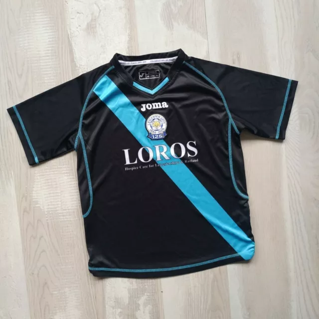 Leicester City Jersey Away football shirt 2009 - 2010 Black Joma Trikot Young XL 2