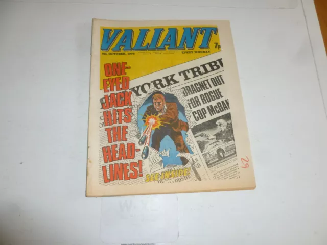 VALIANT Comic - Date 09/10/1976 - IPC UK Comic