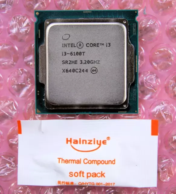 Intel Core i3-6100T SR2HE Dual-Core 3.2GHz/3M Socket LGA1151 Processor CPU