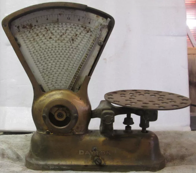 Antique Dayton Computing Scale Co. Model 166 Candy Scale. 1906 Style Antique Dayton Computing Scale Co. Model 166 Candy Scale. 1906 Style