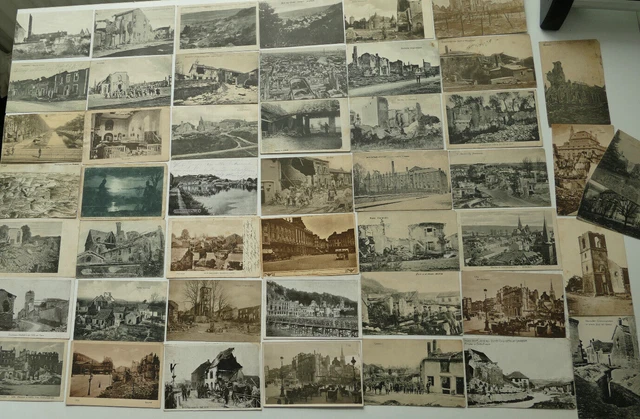 Lot Konvolut Feldpost AK 1 Weltkrieg Kriegsschauplätze Städte Nachlass antik wk1