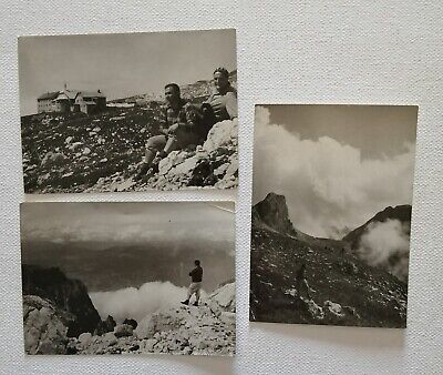 ALTO ADIGE RIFUGIO BOLZANO AL SANTUZ SCILIAN E DINTORNI N 3 FOTOGRAFIE 1961 