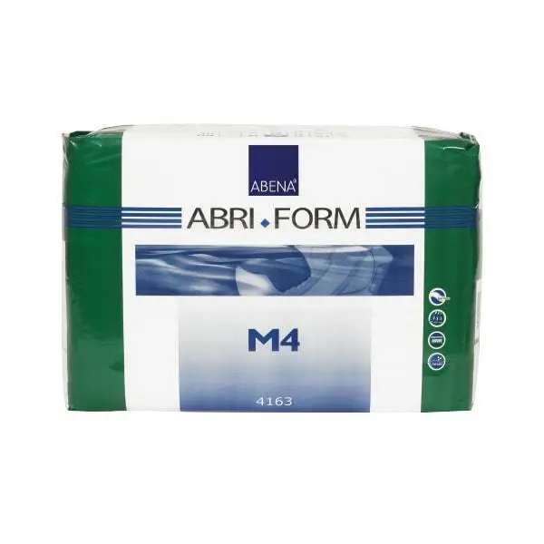 Abena Abri-Form Comfort Premium Tabbed Briefs, Medium, M4, 28Count (2 Pack of