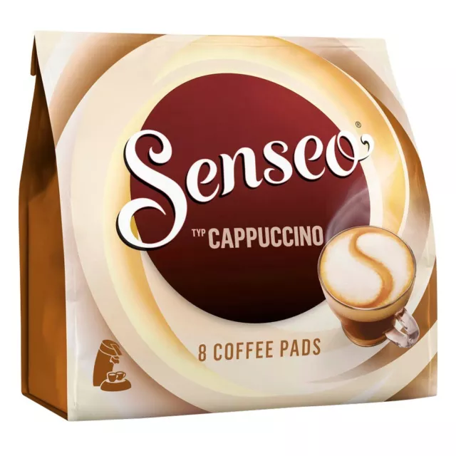 Jacobs Douwe Egberts Senseo Type Cappuccino 8 Piece Coffee Pads 92g