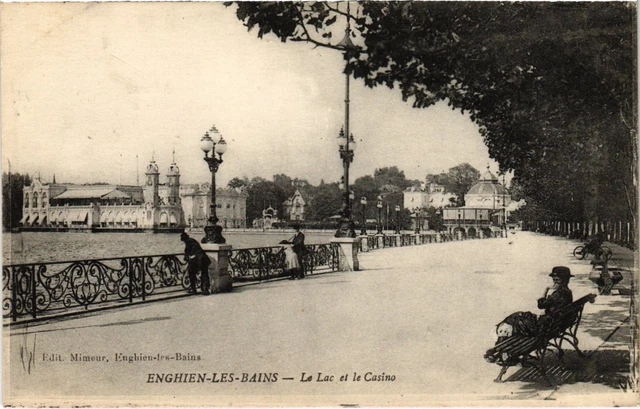 CPA Enghien les Bains Le Lac et le Casino FRANCE (1332951)