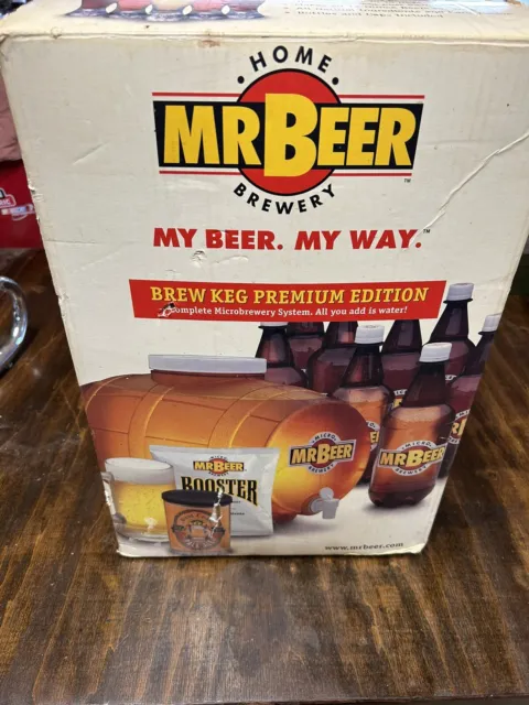Sistema completo de microcervecería Mr. Beer Brew Keg edición premium cervecería casera 🙂