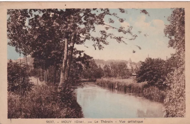 *46624 cpa 60  Mouy - Le Thérain - vue artistique