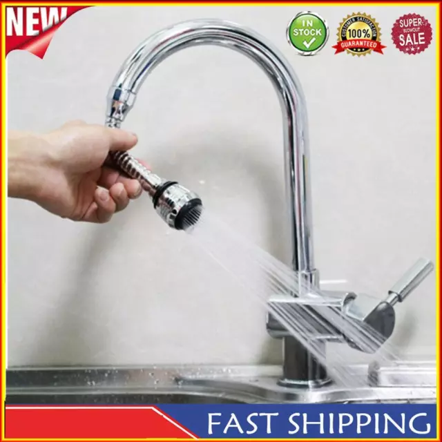 Stainless Steel 360° Rotary Water Saving Tap Hose Vent Diffuser Fil