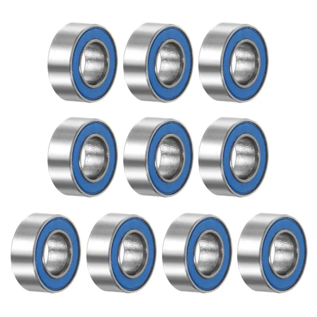 10pcs MR84-2RS Miniature Deep Groove Ball Bearings 4x8x3mm Rubber Sealed Bearing