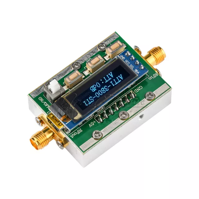 Professional 1Mhz-3800Mhz Digital Programmable RF Attenuator Control 0-31dB
