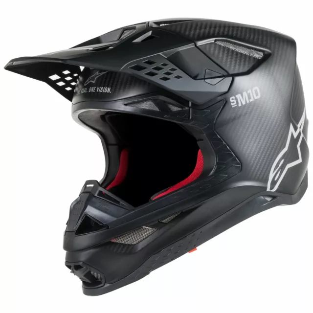 Alpinestars Supertech S-M10 Carbon MX Offroad Helmet Matte Black