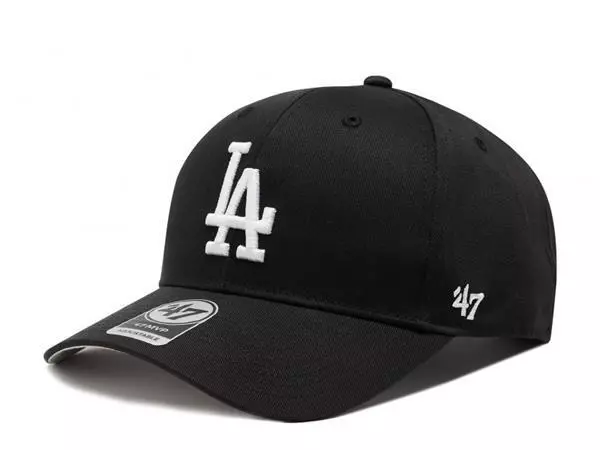 47 BRAND Unisex Baseballkappe B-RAC12CTP-BKA MLB LOS ANGELES Schwarz OSFA