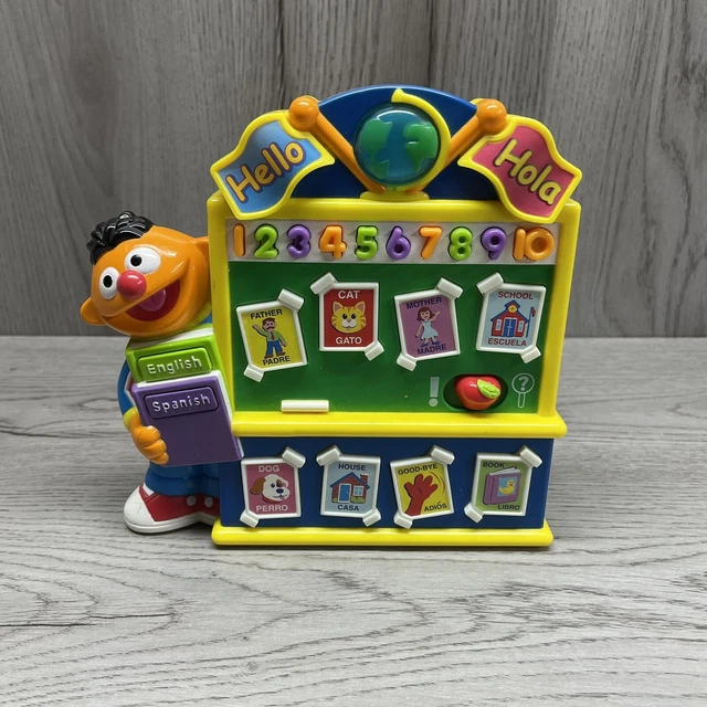 SESAME STREET LANGUAGE Lessons English Spanish Fisher Price TESTED