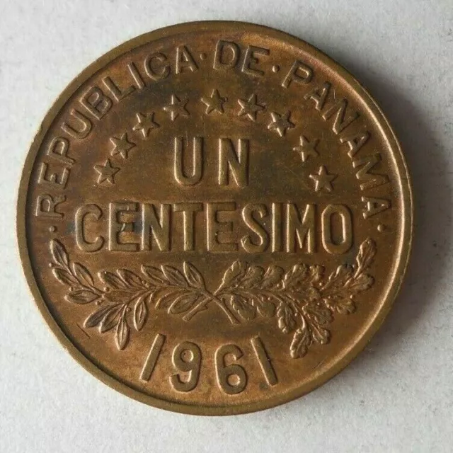 1961 Panama CENTESIMO - High Grade Collectible Coin Panama Bin #A