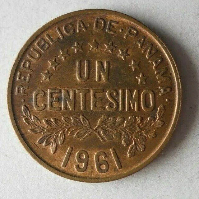 1961 Panama Centesimo - Hochgradige Sammlerstück Münze Panama Bin # Ein