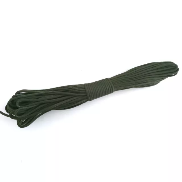 550 Paracord Parachute Cord Lanyard Mil Spec Type III 7 Strand Core 100FT Olive.