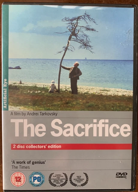 The Sacrifice DVD 1986 Andrei Tarkovsky Suédois Film Classique 2 Disques
