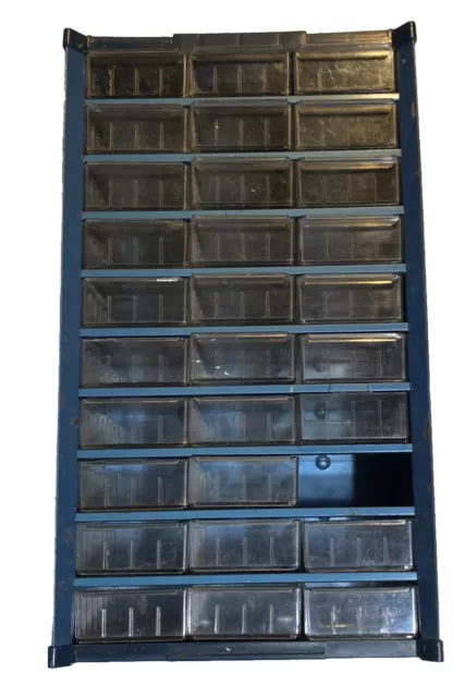 Small Parts Storage Cabinet Drawer Bin Organizer-Box 64 Drawers Bins  Craft-Screw