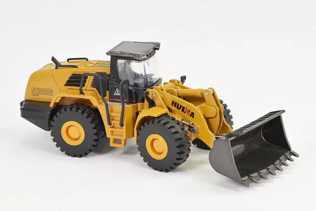 Huina Metal Wheel Loader Truck 1:50 Alloy Engineering Construction Model 1714 2