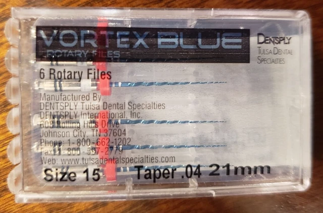 Vortex Rotary Files - Dentsply Sirona