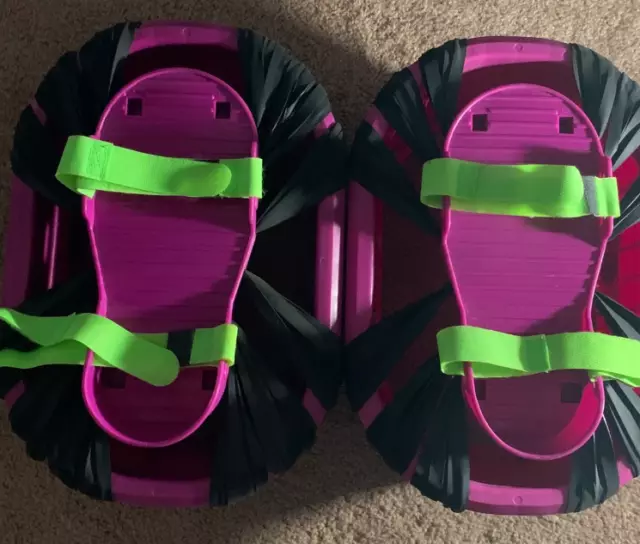 Vintage Moon Shoes Big Time Toys 1990s Nickelodeon Antigravity Trampoline  Boots