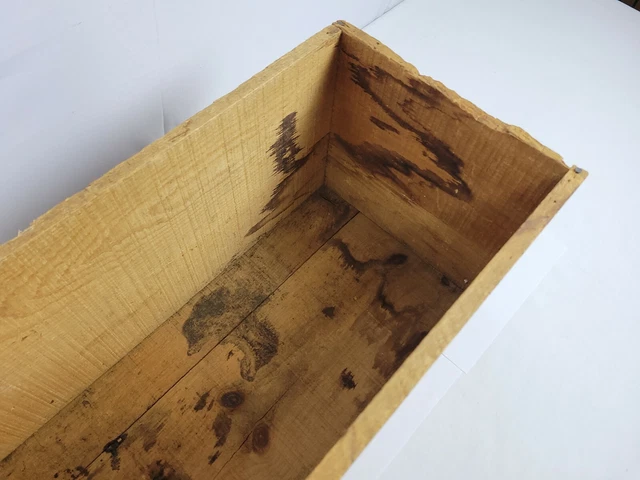 Vintage Atlas Powder Co Electric Blasting Caps Wood Crate Box Mining Explosives 8