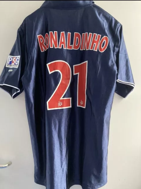 Paris Saint-Germain PSG Trikot Ronaldinho 21 (Größe L)
