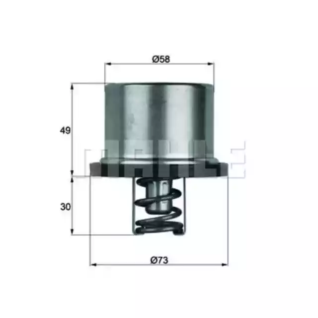 Thermostat Kühlmittel MAHLE THD 1 71 Kühlung