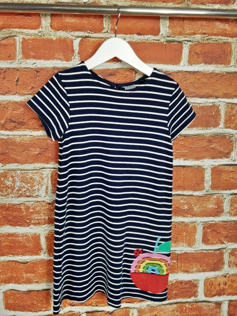 Pacchetto Abiti Ragazze Età 4-5 Anni Zara M&S Next Righe Set Casual Bambini 110Cm 2