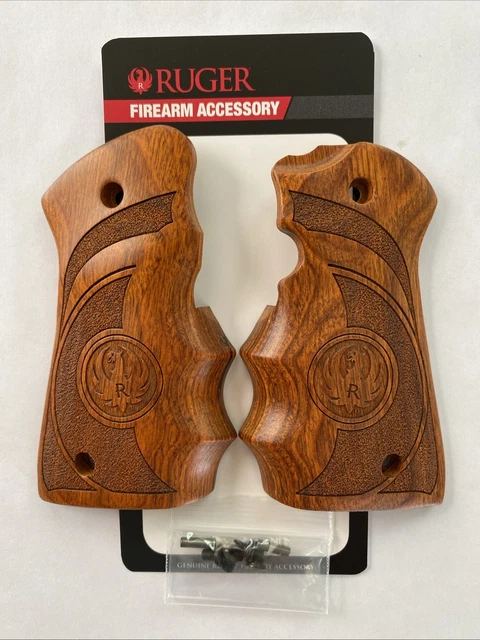 Factory Ruger Mark IV Thumb Rest Grips – Cocobolo Wood, Right-Hand, Competition Style
