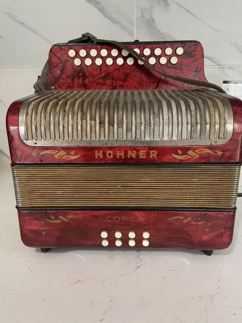 Hohner Corso Button Accordion from 50s