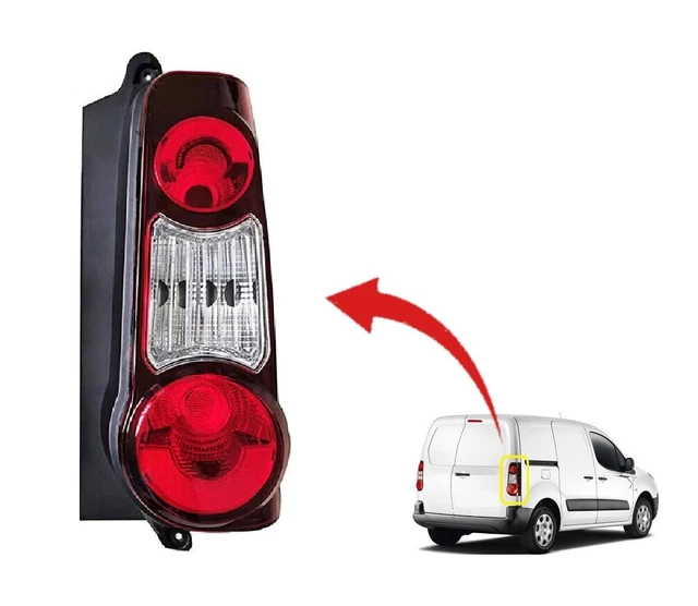 Rechts Rückleuchte für Berlingo Partner 2012-2019 W / Horizontal Tür