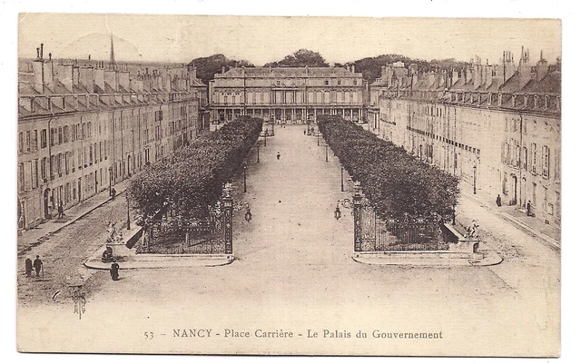 nancy , place carrière , le palais du gouvernement