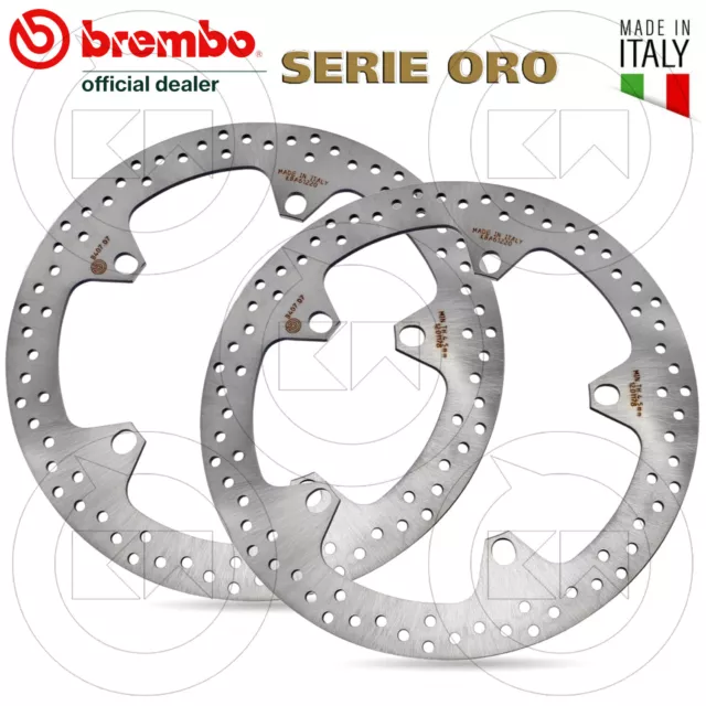 Coppia 2 Dischi Freno Anteriori Brembo 68B407D7 Bmw R 1150 R 2001 2002 2003