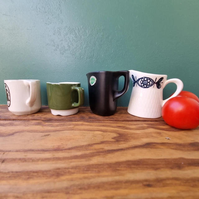 4 creamer small milk jug, scandinavian pitcher from Gustavsberg, Stavangerflint