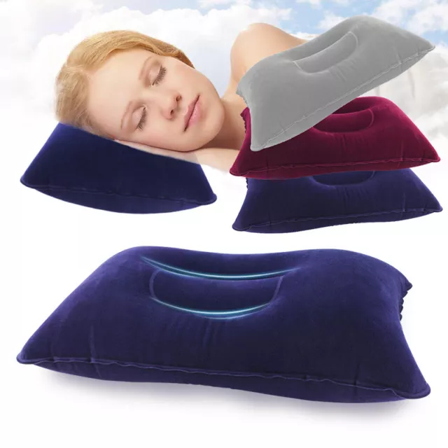 1pc Portable Ultralight Inflatable Air Pillow Cushion Travel Hiking Camping Rest