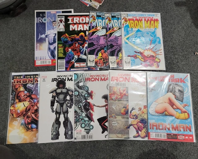 Invincible IRON MAN Superior 1 2 9 Variant 166 169 200 RIRI Deadpool LOT of 10