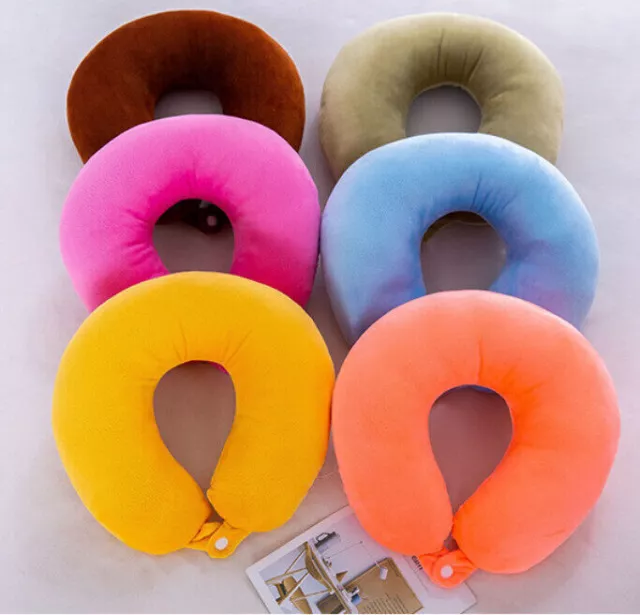 U-shaped Pillow Head Rest Neck Support Neck Pillow Travel Memory Foam Pillow NEW