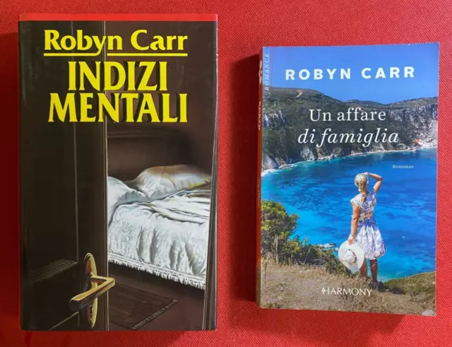 Robyn CARR Lotto 2 Libri Harmony Romance INDIZI MENTALI + UN AFFARE DI FAMIGLIA