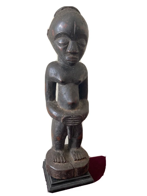 Très Belle Et Ancienne Statue Kongo de RDC ( République Démocratique Du Congo)
