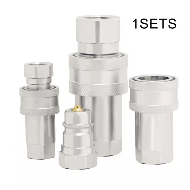 Quick Release Fitting NPT ISO A-Hydraulic Coupling Connector 1/4/3/81/2,3/4?