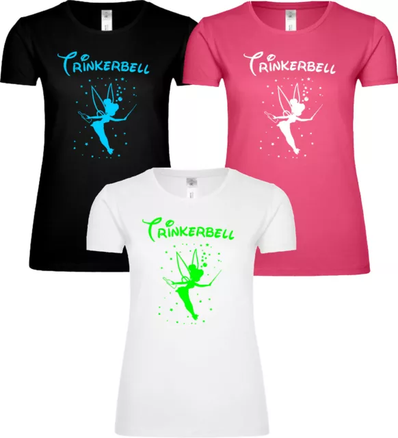 Karneval Tshirt für JGA Trinkerbell Fans Party Verein Fasching Junggesellin